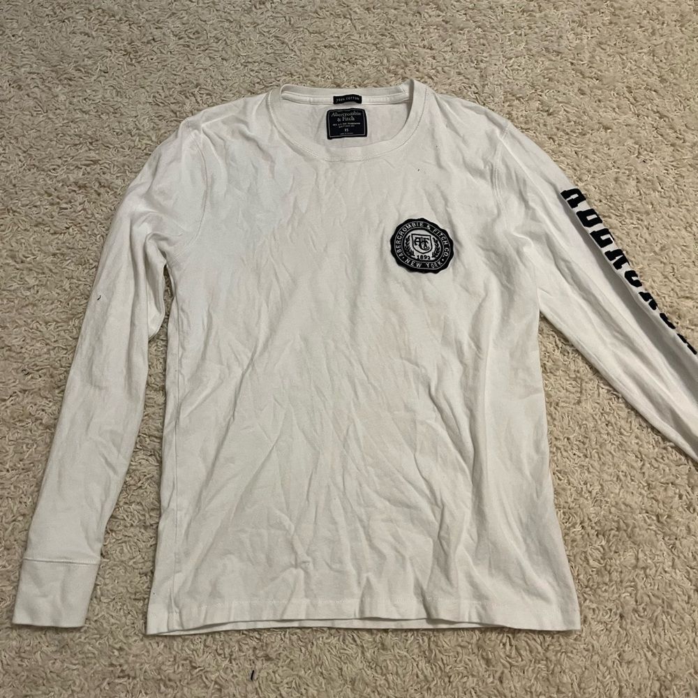 Abercrombie and fitch long sleeve cotton tee shirt xs